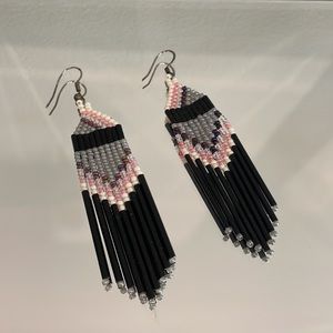 Fringe tassel earrings